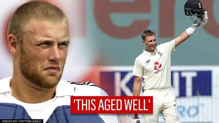 Andrew Flintoff shares an old tweet of THIS megastar after Joe Root's 200 against India Andrew Flintoff