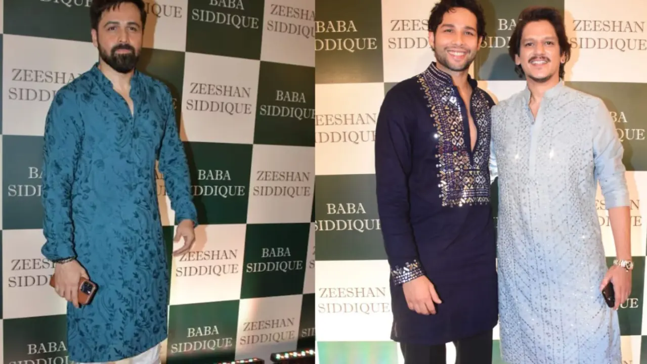 Emraan Hashmi, Siddhant Chaturvedi, Vijay Varma, Celebs Grace Baba Siddique's Iftar Party Baba Siddique's Iftar Party