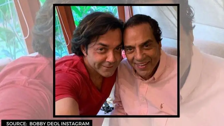 Unseen pic of the day: Baby Bobby Deol looks all sorts of cute with father Dharmendra bobby deol