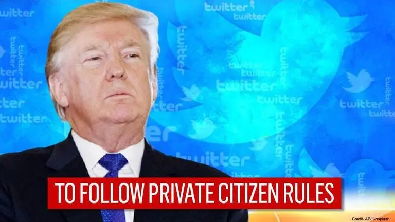 Donald Trump to lose 'public interest' protection on Twitter after he steps down Donald Trump