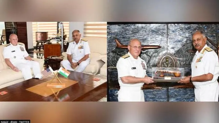 US Navy CNO Admiral Michael Gilday arrives in Visakhapatnam; to assess India-US naval ops US Navy
