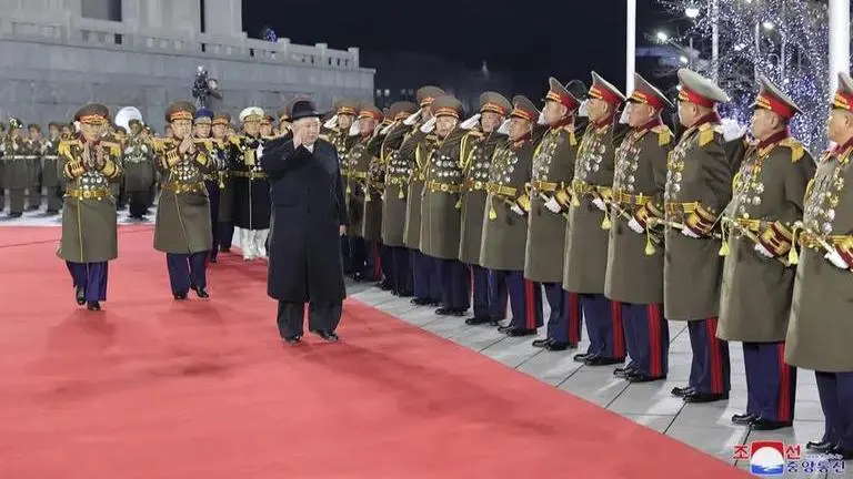 North Korea's Kim Jong Un presides over big military parade; ICBM, nuclear arsenal at display North Korea
