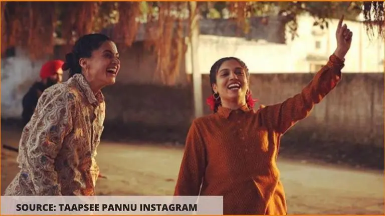Throwback to Taapsee Pannu and Bhumi Pednekar's adorable moments from 'Saand Ki Aankh' Taapsee Pannu
