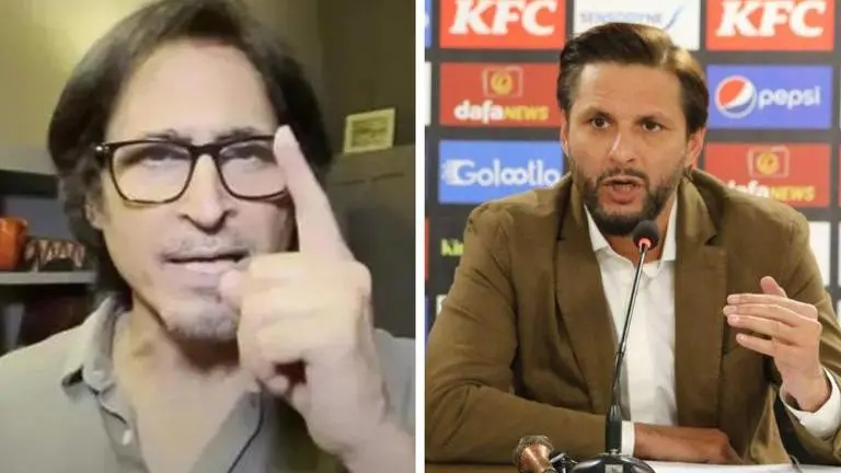 Ramiz Raja fires another shot at PCB, tells Shahid Afridi to 'do a bit of research' Ramiz Raja, Shahid Afridi, Pakistan cricket, Pakistan cricket team, PCB, ramiz raja shahid afridi, ramiz raja pcb, ramiz raja najam sethi