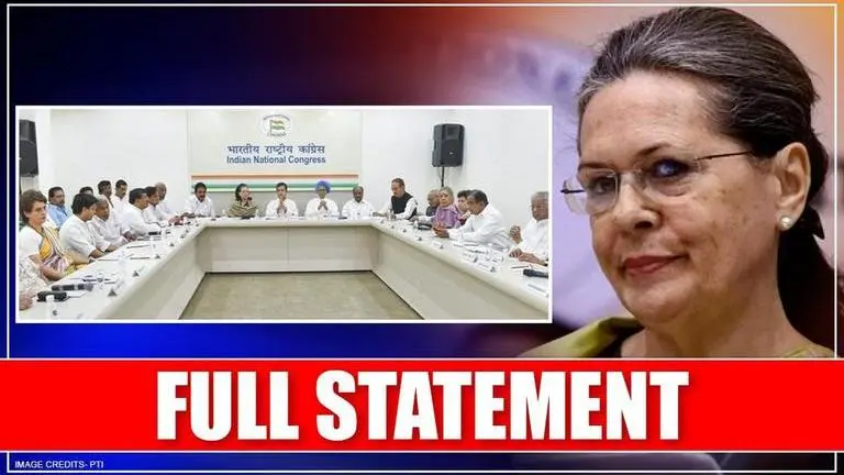Congress Working Committee discusses Coronavirus situation: Read Sonia Gandhi's statement CWC