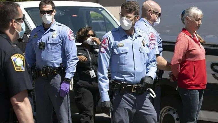 Hundreds protest NC stay-at-home order