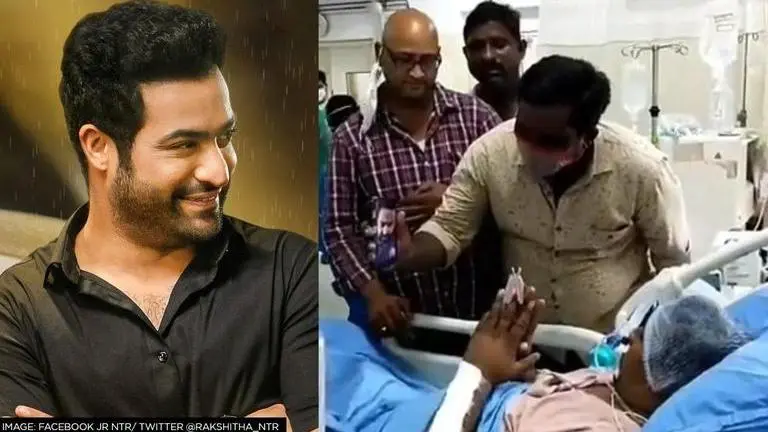 Jr NTR talks to ailing fan on video call, actor's kind gesture goes viral; WATCH Jr NTR, RRR, Jr NTR talks to fan in hospital, Ram Charan, Alia Bhatt, SS Rajamouli