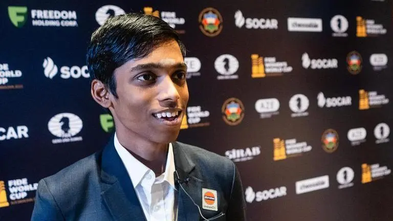 'Feels amazing': Praggnanandhaa's first reaction after Chess WC as Tendulkar messages him R Praggnanandhaa