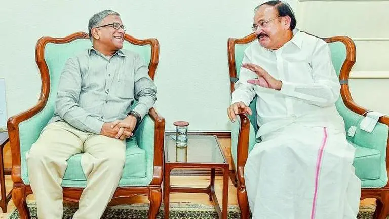 VP Venkaiah Naidu hails RS Dy Chairman Harivansh foiling Pak in Male VP Venkaiah Naidu