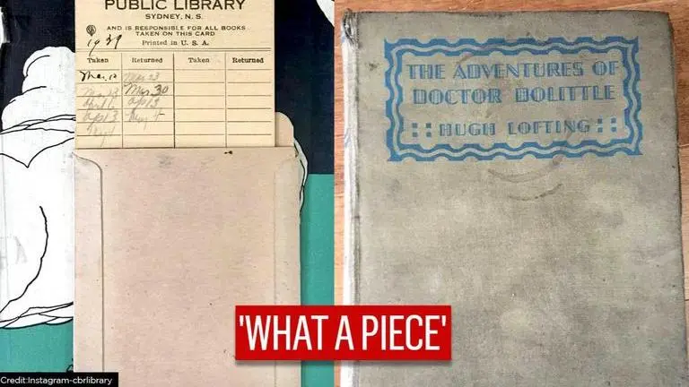 Book issued from a Canadian library finally returned after 82 years book