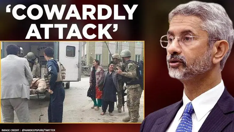 Medical opinion against moving injured now: EAM Jaishankar condemns Kabul Gurudwara attack Kabul