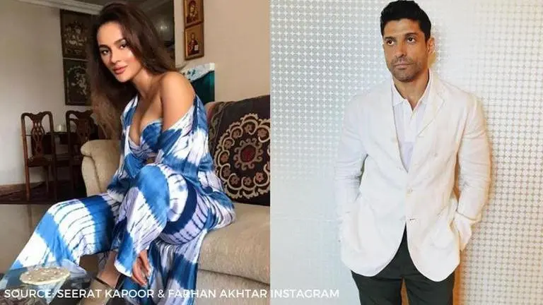 Did you know Seerat Kapoor did an ad shoot with Bollywood actor Farhan Akhtar? seerat kapoor