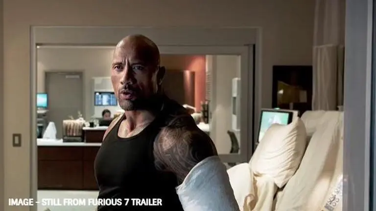 DYK some of Dwayne Johnson's stunts in 'Furious 7' were performed by his cousin? Dwayne Johnson
