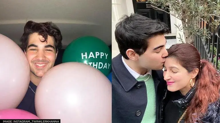 Twinkle Khanna celebrates 'wonderful' son Aarav's 20th birthday; says she's 'proud' of him Twinkle Khanna, Aarav