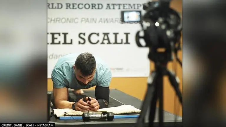 Australian man suffering from CRPS sets a new Guinness World Record for the longest plank Australian Man