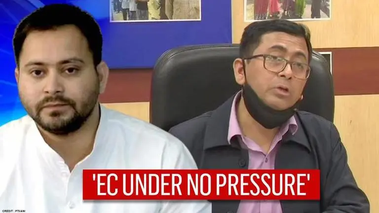 Bihar election results: EC says 'under no pressure'; debunks RJD's '119 seats-won' claims Bihar elections