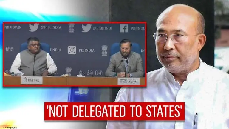 Centre stays Manipur govt's notice to website under new digital rules; power with GoI only Centre