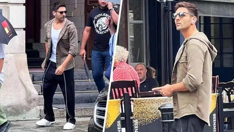 Kartik Aaryan spotted shooting for Chandu Champion on the streets of London Chandu Champion