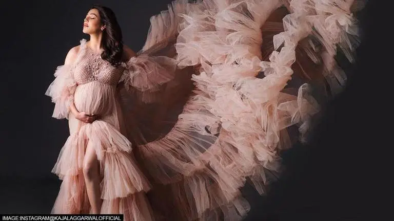 Kajal Aggarwal pens heartfelt note on motherhood as she drops pic from maternity shoot Kajal Aggarwal