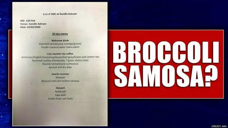 Broccoli Samosa in special menu for President Trump's High-Tea leaves netizens amused Donald Trump