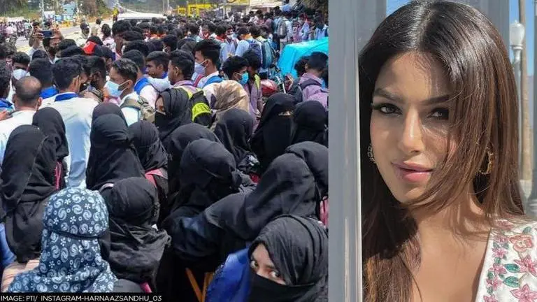 Hijab row: Miss Universe Harnaaz Sandhu appeals to society to 'stop targeting girls' Harnaaz Sandhu