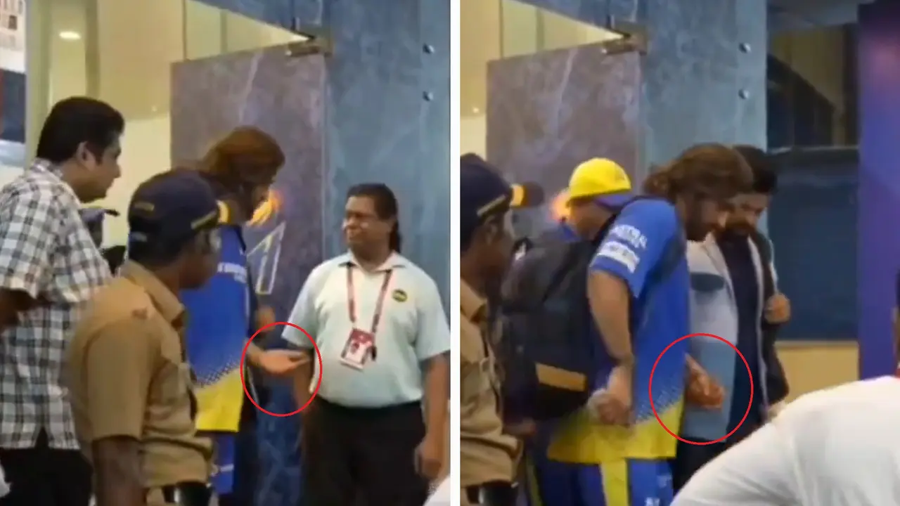 IPL 2024: MS Dhoni asks Suresh Raina to help him step down stairs