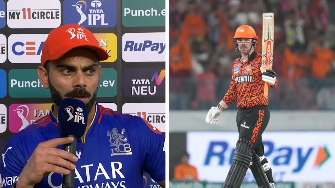 Virat Kohli and Travis Head