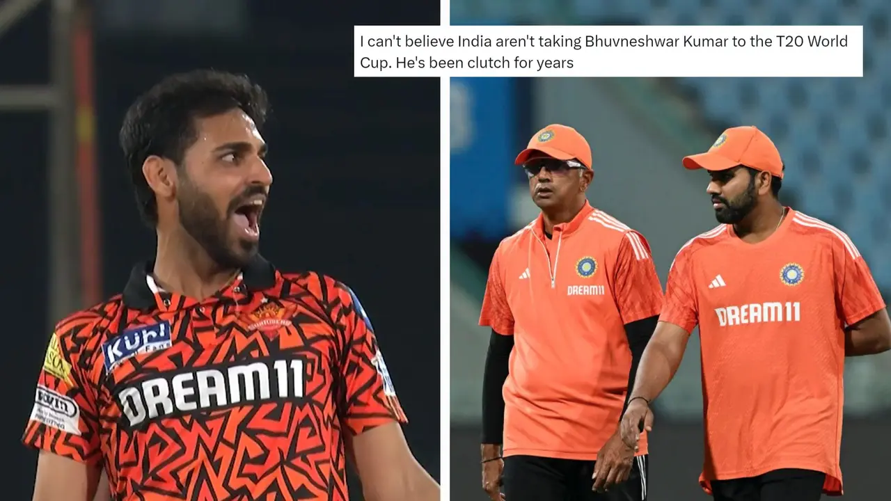 'He deserved T20 WC spot more than Arshdeep': Bhuvneshwar sparks debate with last-over heroics vs RR SRH vs RR: Bhuvneshwar Kumar reminds India of his prowess