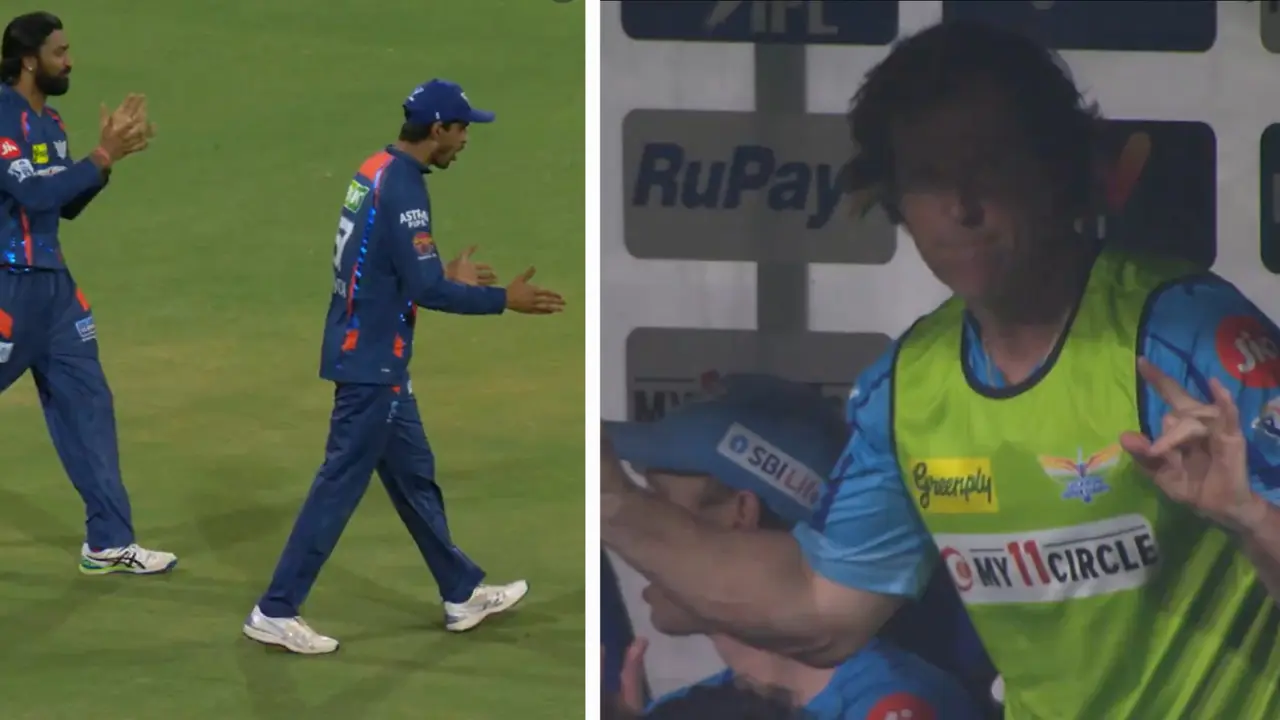 Indian cricketer receives standing ovation from Jonty Rhodes over spectacular Andre Russell catch Jonty Rhodes in awe after Gowtham's brilliant effort
