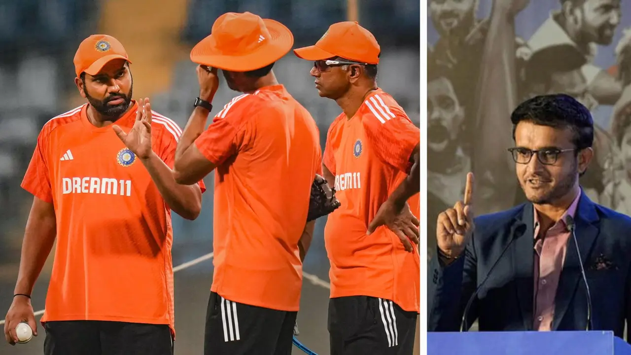 Rohit Sharma advised by Sourav Ganguly