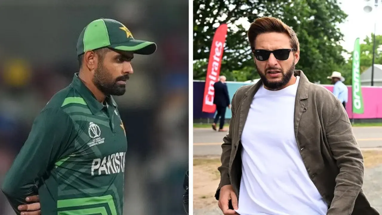 'Let this World Cup finish, I will...': Afridi promises to expose Babar Azam, Malik bashes Pak team Babar Azam to be exposed by Shahid Afridi?