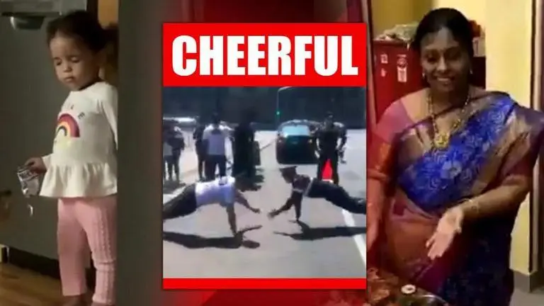 Good News: From woman cooking 67 items to amazing push-up match, read uplifting stories Good News