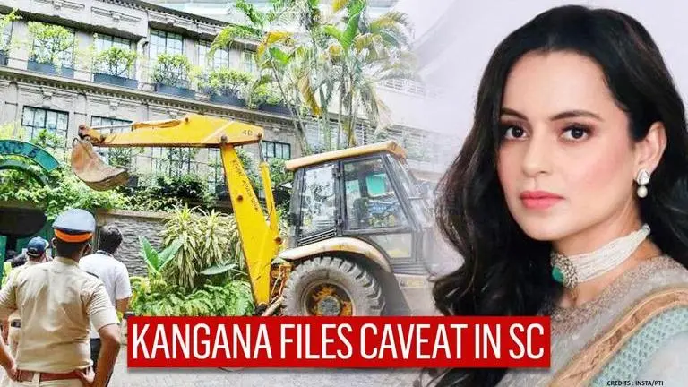 Kangana Ranaut files caveat in Supreme Court after HC's relief in property demolition case Kangana Ranaut files caveat in Supreme Court after relief in property demolition case