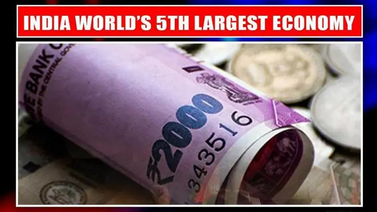 India is now the world's 5th largest economy, according to IMF India