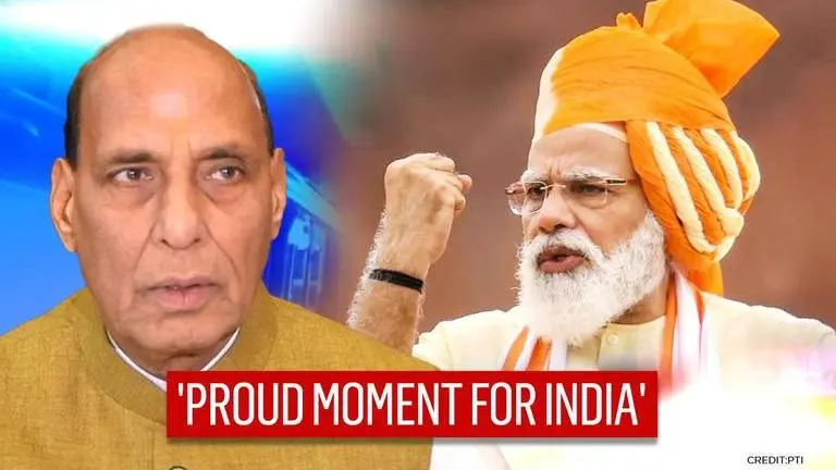 Rajnath Singh hails PM Modi as US research agency rates him highest among global leaders Rajnath Singh