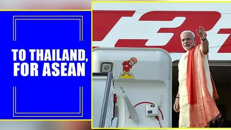 PM Modi embarks on a 3-day visit to Thailand for ASEAN summit PM Modi