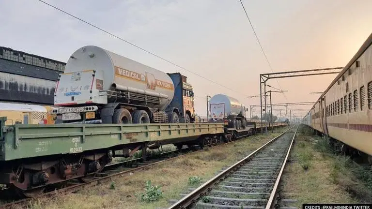 Railways' Oxygen Express delivers 150 tonnes of Oxygen in 24 hours amid shortage Railways