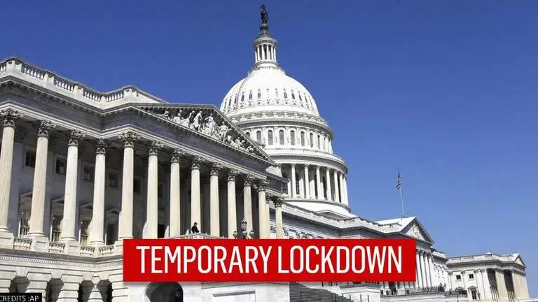 US Capitol put under temporary lockdown as fire breaks out under nearby bridge US Capitol