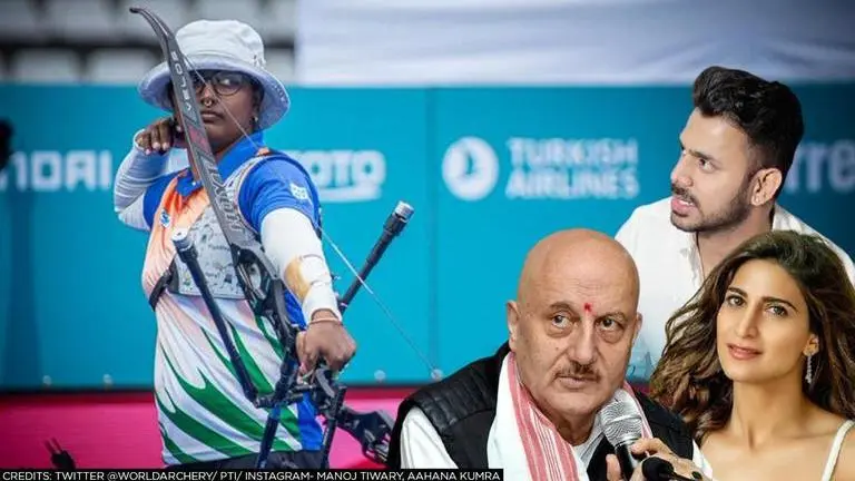 'Jai Ho': Deepika Kumari's gold medal hat-trick wows Anupam Kher, other celebrities Anupam Kher, Deepika Kumari