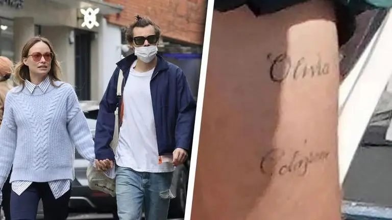 Is Harry Styles' new 'Olivia' tattoo a tribute to ex-girlfriend Olivia Wilde? Harry Styles