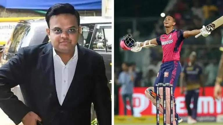 BCCI Secretary Jay Shah opens up on Yashasvi Jaiswal, fans say 'India call-up coming soon' Jay Shah and Yashasvi Jaiswal