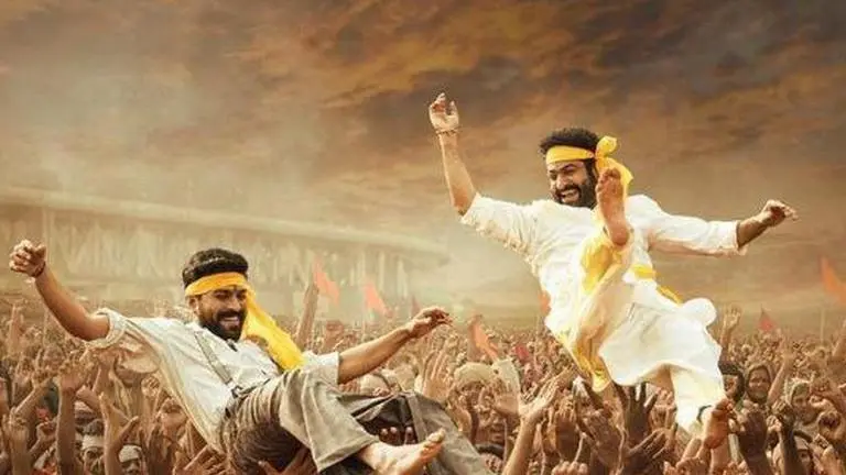 RRR box office collections, day 19: Jr NTR-Ram Charan film continues strong run in week 3 RRR, rrr movie poster, ram charan, jr ntr, rrr movie stills, ram charan jr ntr photos