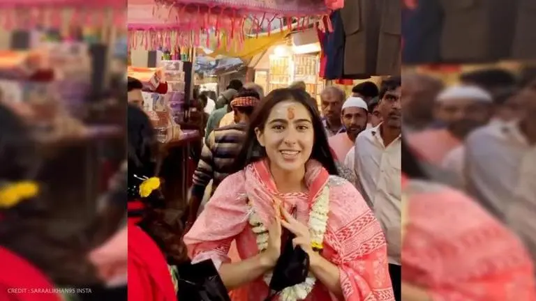 Sara Ali Khan reports 'Banaras ki galliyo se', shares glimpses of 'bangles & trinkets' Sara Ali Khan