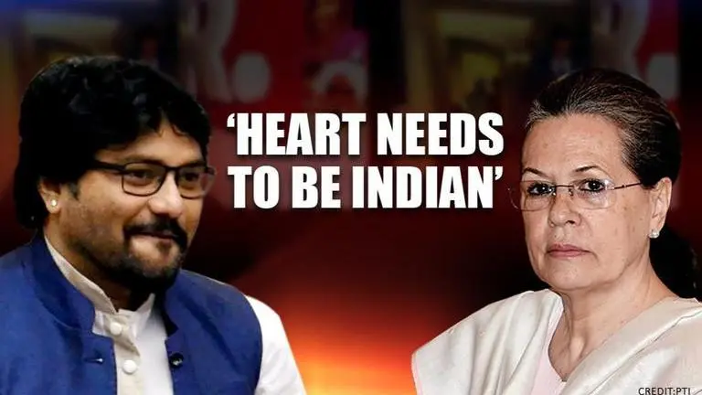'Heart needs to be Indian': BJP's Babul Supriyo on Sonia Gandhi demanding HM's resignation Babul Supriyo