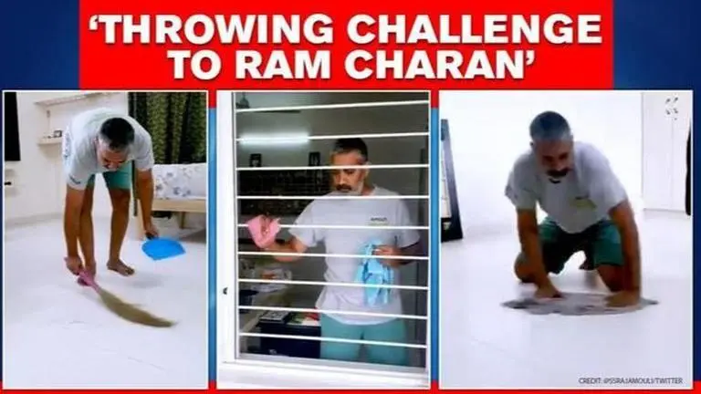 'Baahubali' director SS Rajamouli takes up 'Be The Real Man' task amid lockdown; WATCH SS Rajamouli