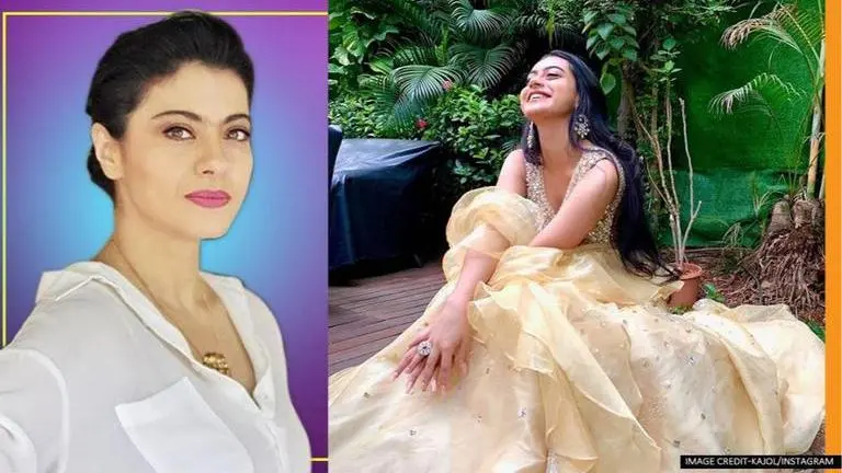 Kajol shares daughter Nysa's pics from a traditional photoshoot; Netizens love it Kajol