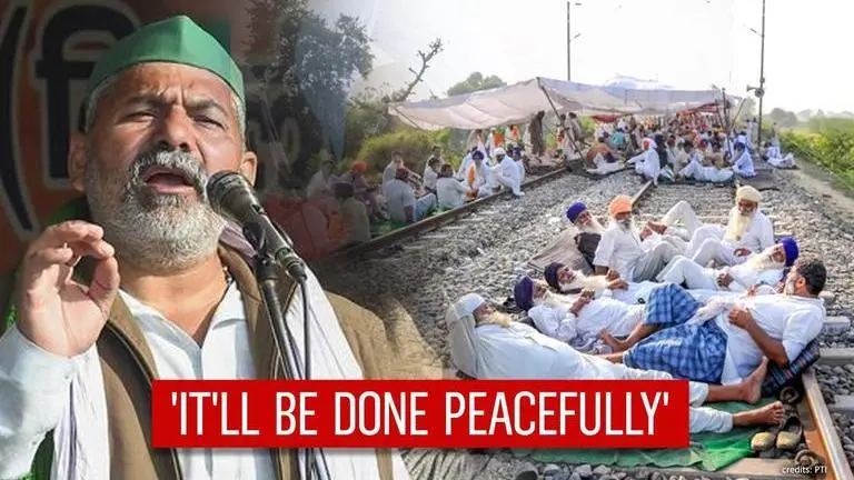 'Rail Roko' protest will be peaceful; we'll distribute snacks, drinks: BKU's Rakesh Tikait Rail Roko