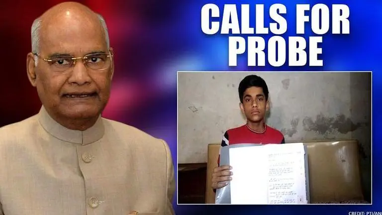 13-year-old writes to President Kovind, demands probe into UP Stock exchange shut down Uttar Pradesh
