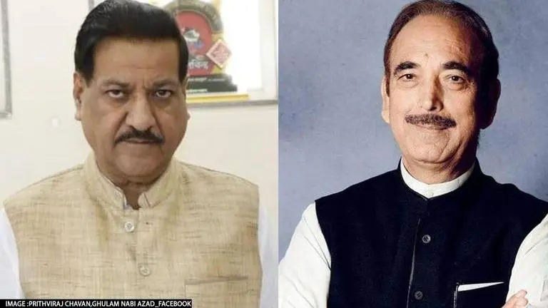 Prithviraj Chavan, Ghulam Nabi Azad