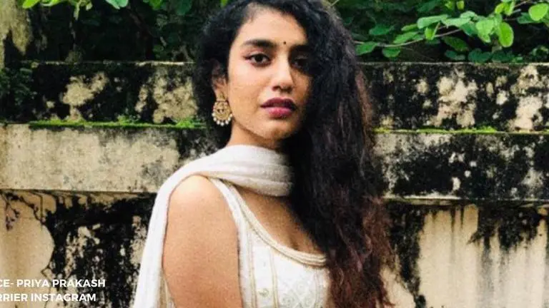 Priya Prakash Varrier stuns in a scintillating silver dress; Fans swamp her post with love Priya Prakash Varrier